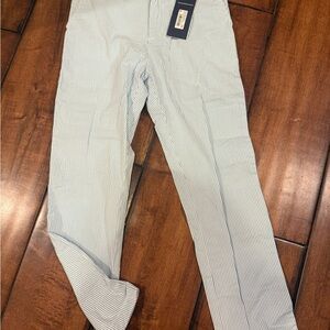 Vineyard Vines Light Blue & White Pinstripe Kids Chinos